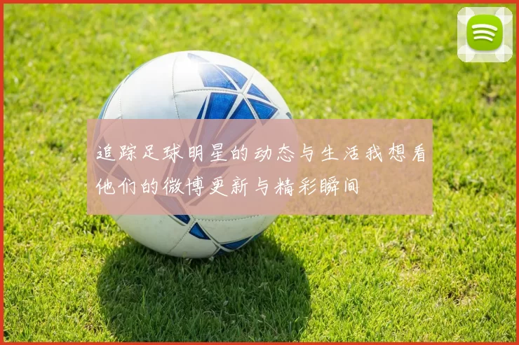 追踪足球明星的动态与生活我想看他们的微博更新与精彩瞬间